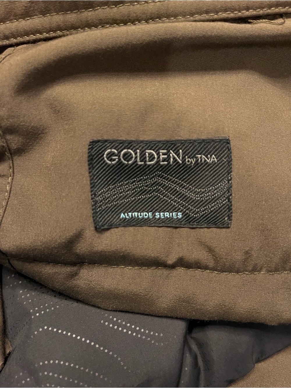 ARITZIA TNA Golden Bancroft Parka Down Coat Olive Medium - Picture 7 of 10